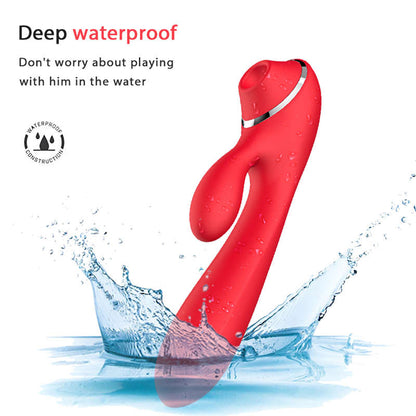 Explosion Yin Sucking Women's Multi Frequency Vibrating Stick Sucking G-point Vibration Flirting Second Tide Masturbator Fun Products