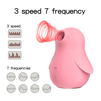 Fun G-spot Penguin Sucking Egg Skipping Clitoris Stimulation Female Breast Massage Masturbation Egg Skipping Adult Products