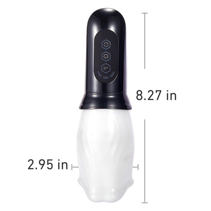 TORNADO Bare Sleeve 4 Rotating Modes & 3 Spinning Speeds Oral Sex Masturbation Cup