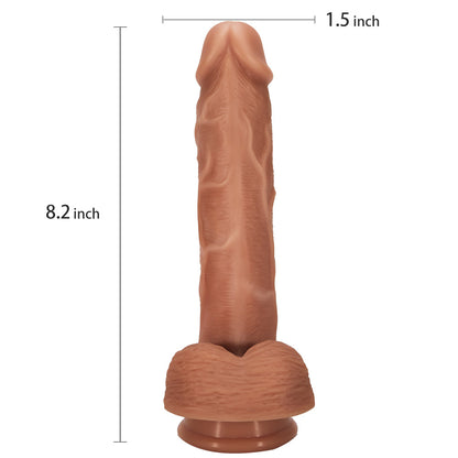 Acmejoy 8.3-Inch Remote Control 10-frequency Telescoping Heating Dildo