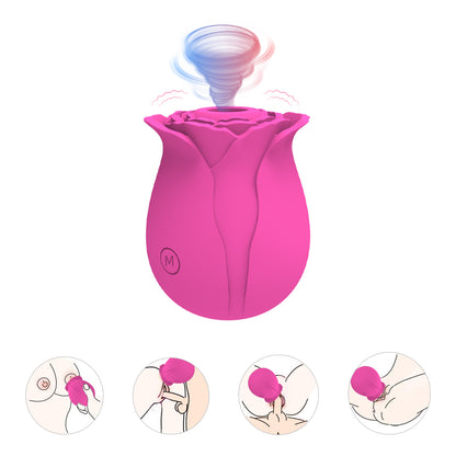 Multicolor Rose Vibrator Pro2