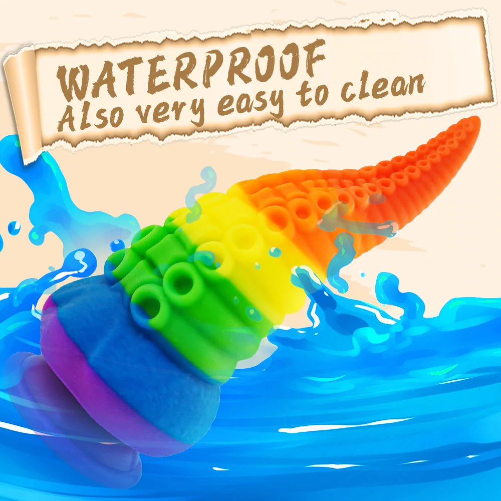 FANTASY DILDO HUGE DILDO- TENTACLE-COLORFUL