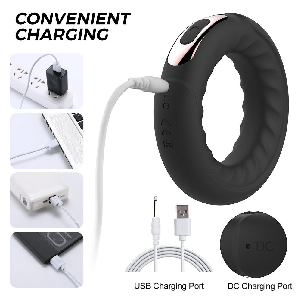 Vibrator Vibrating Penis Ring for Clitoral Stimulation, Remote Control