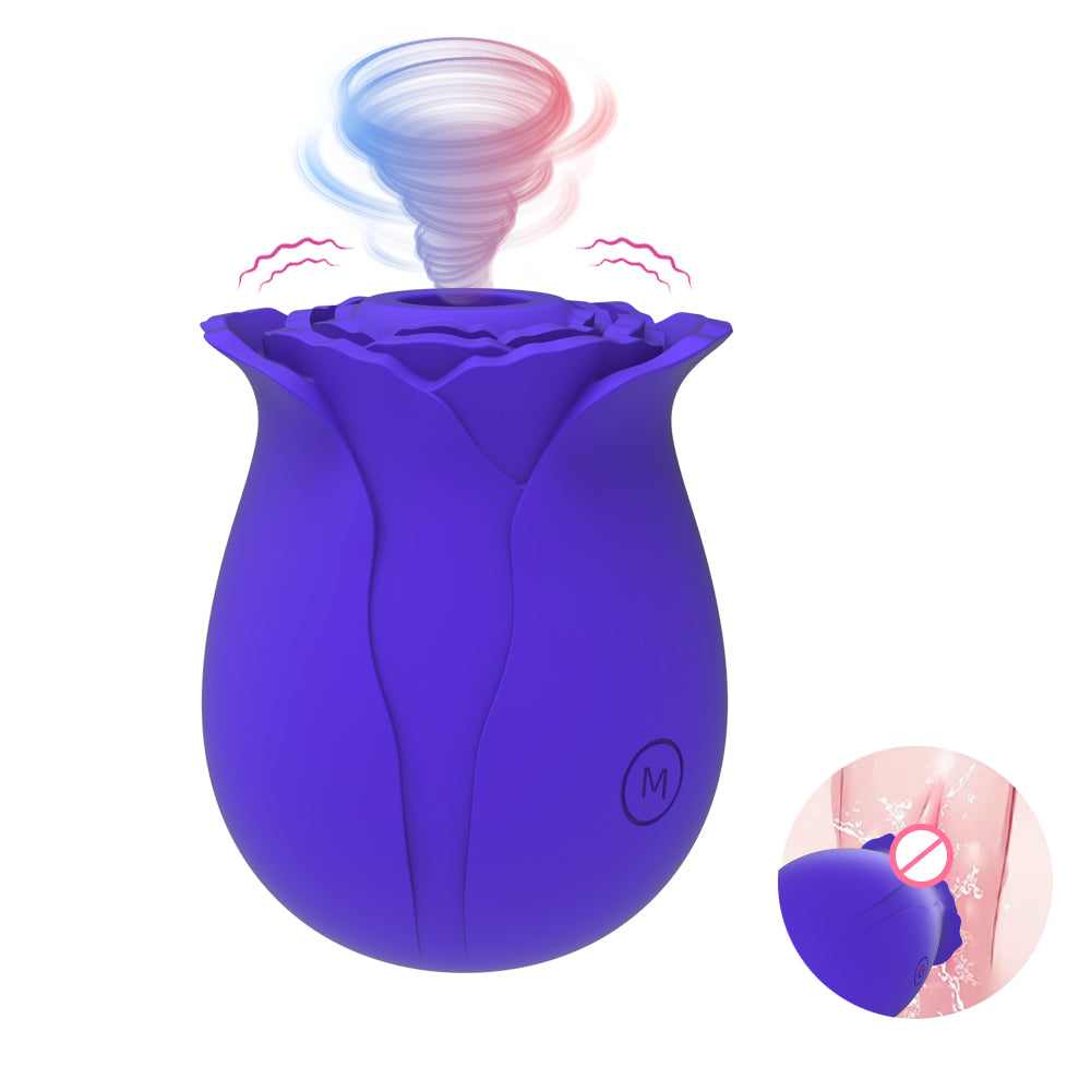 Rose Vibrator Delux With Multicolor