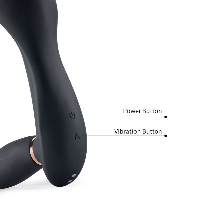 Cock Ring And Vibrating Butt Plug ——  Lovelyhoneytoy