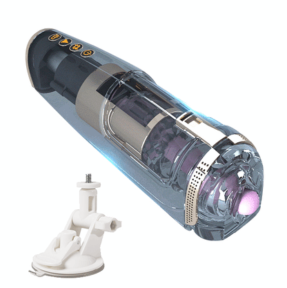 Vibrbud Telescopic Male Masturbator Sucking Heating Aircraft Cup
