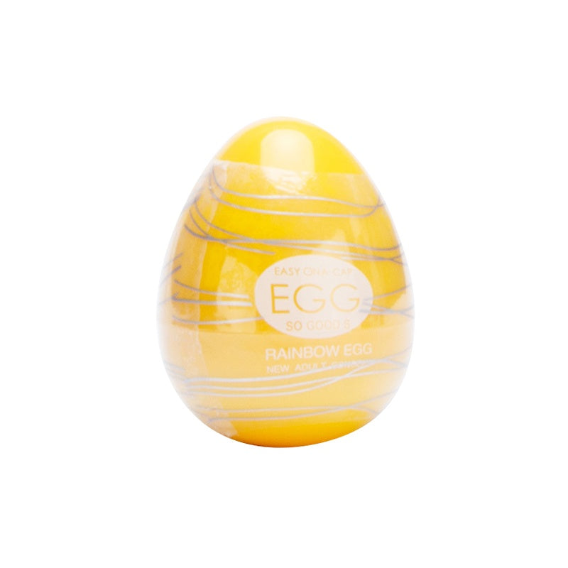 Rainbow Egg Pocket Masturbation