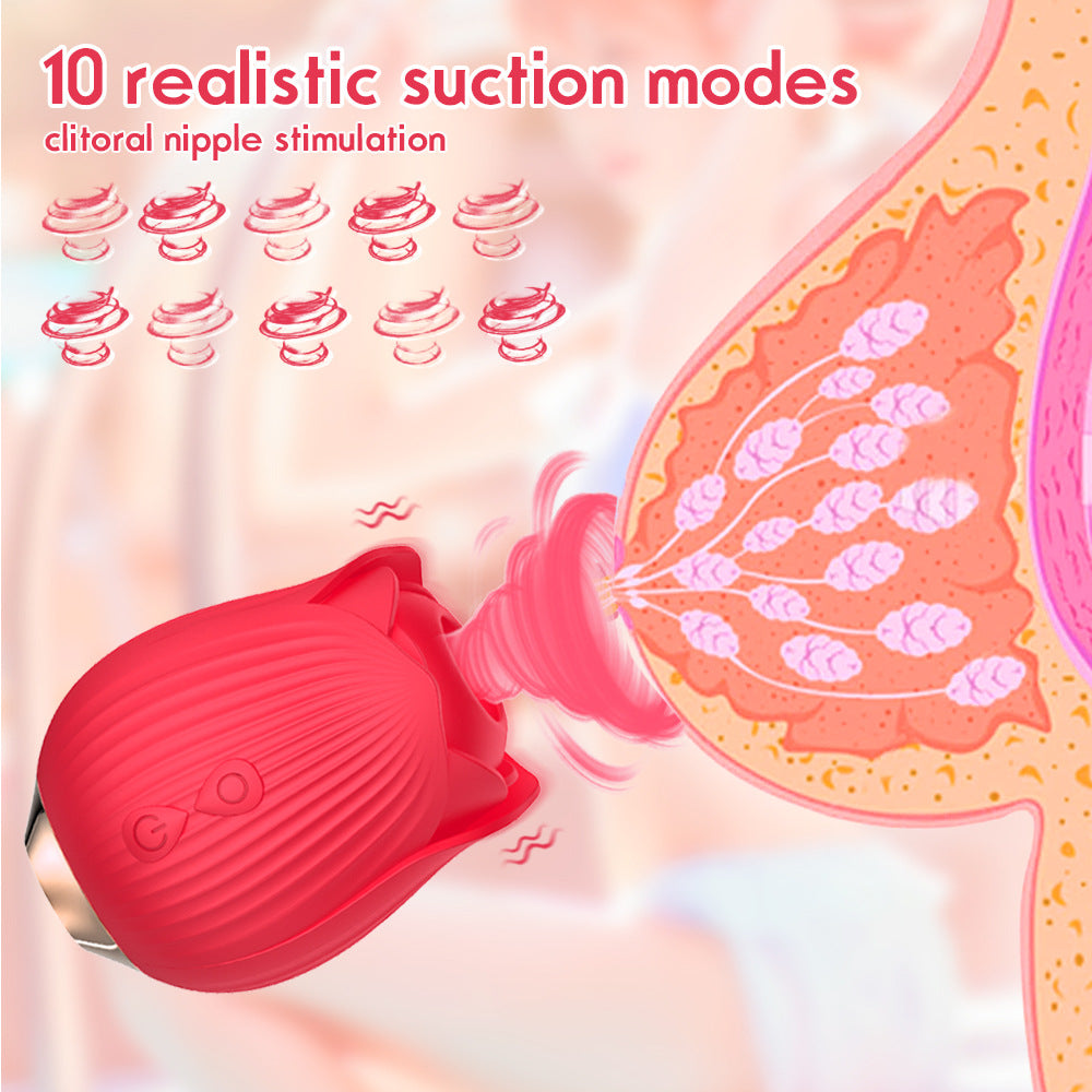 New Rose Sucking Vibrator Toy