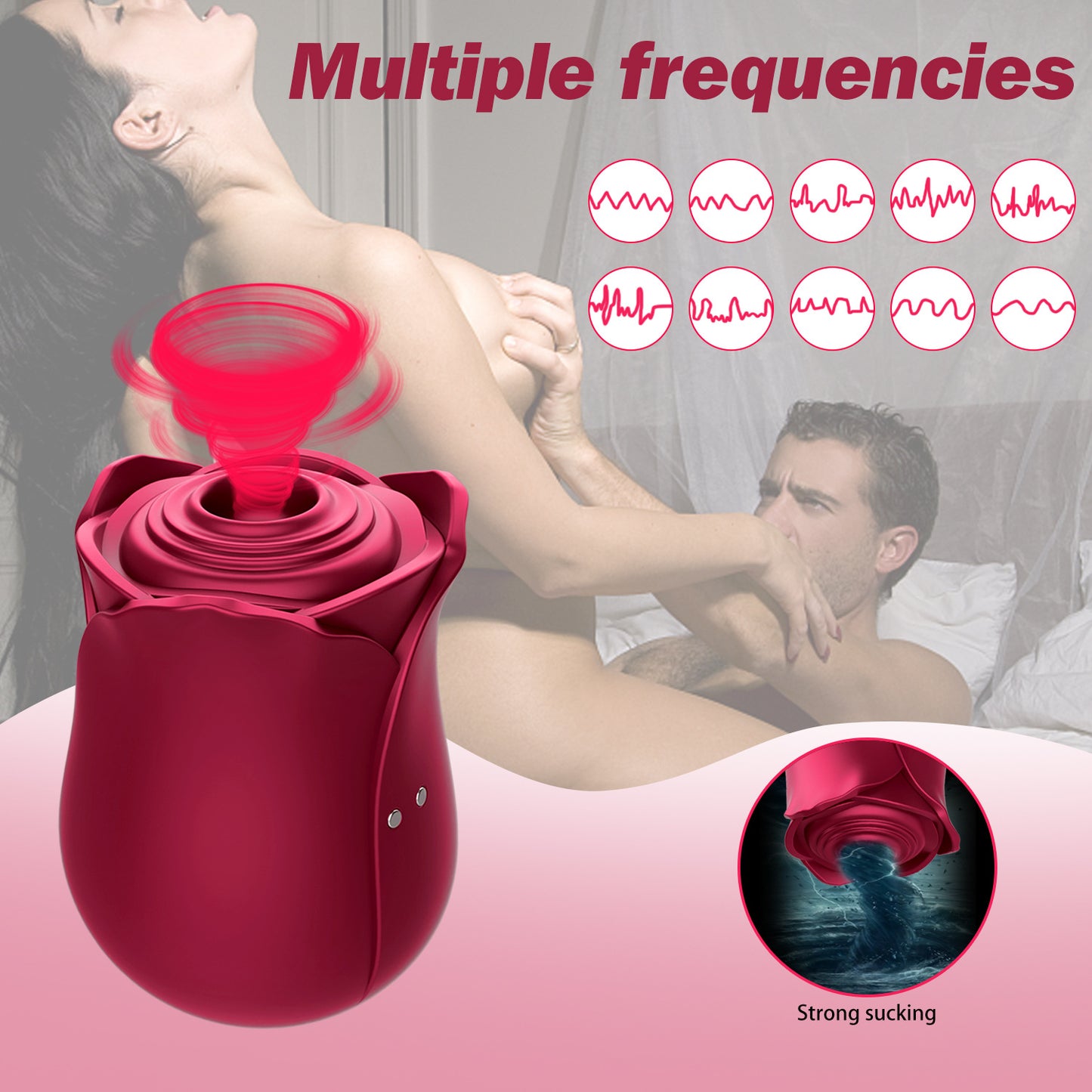 New Rose Sucking Vibrator Toy