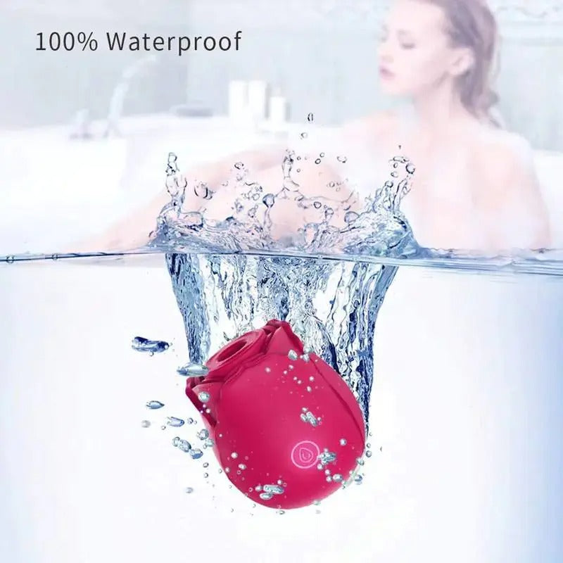 Rose Sucking Vibrator Sex Toys For Women Yellow