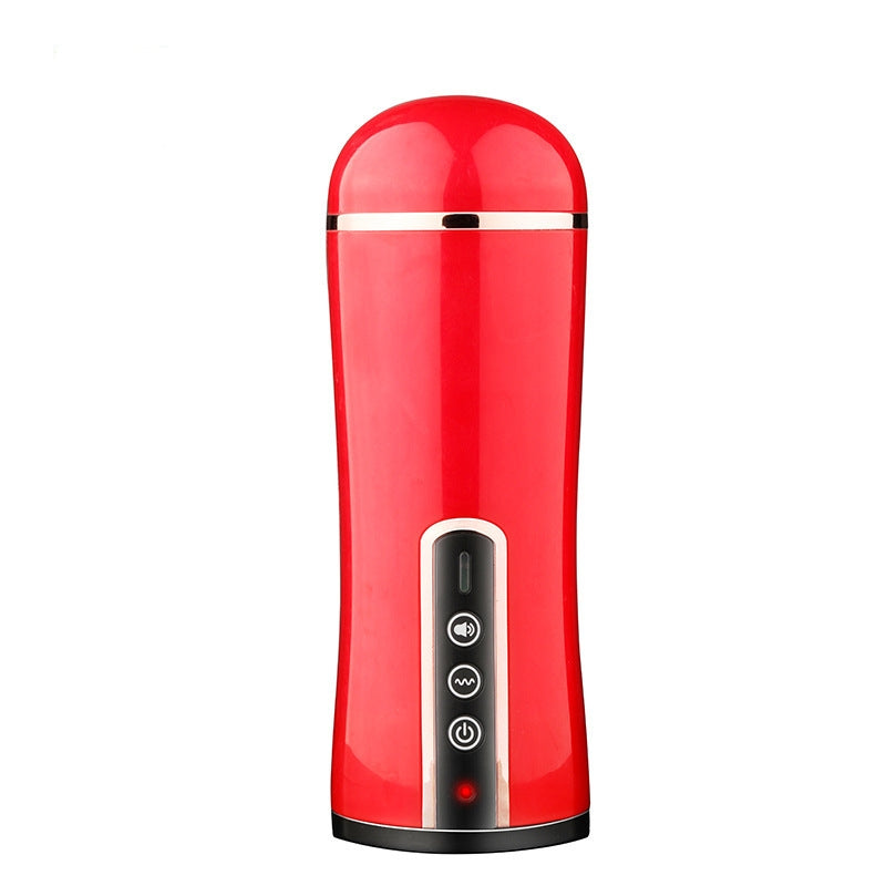 Aircraft Cup Men's Electric Telescopic Vacuum Oral Masturbation Cup Adult Sex Products Penis Trainer