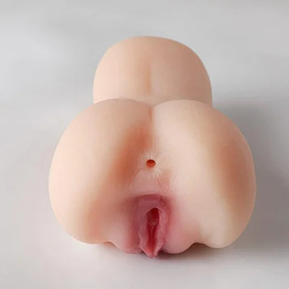Pocket Pussy Male Masturbation Sex Toys with Realistic 3D Vagina and Tight Anus. Portable Man Masturbation Stroker Adult Sex Doll