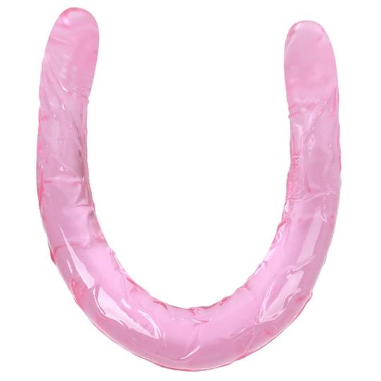 Double Long Soft Jelly Realistic Dildo