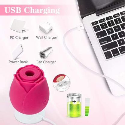 ROSE Vibrator Rose Toy Clit Sucker